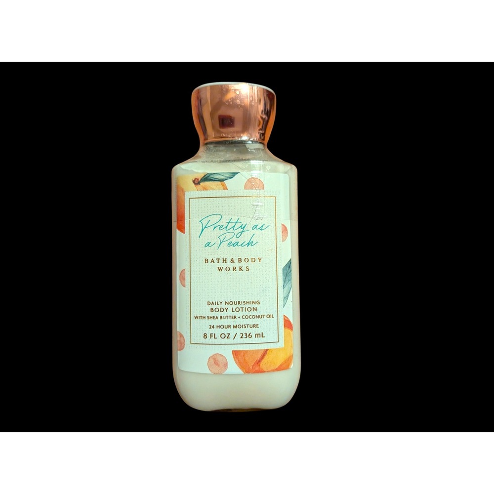 Bath & Body Works Pretty as a Peach Body Lotion 8oz Shea Coconut Nourishing